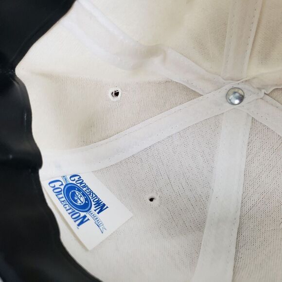 VINTAGE‎ USA Baseball Hat Cap Fitted 6 7/8 White Ebbets Field Flannels USA - Picture 8 of 8